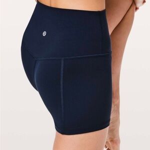 ***ISO*** Lululemon Athletica Blue Bike Shorts Compression Fit
